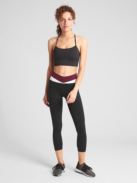 Image number 5 showing, GFast High Rise Colorblock 7/8 Leggings in Eclipse