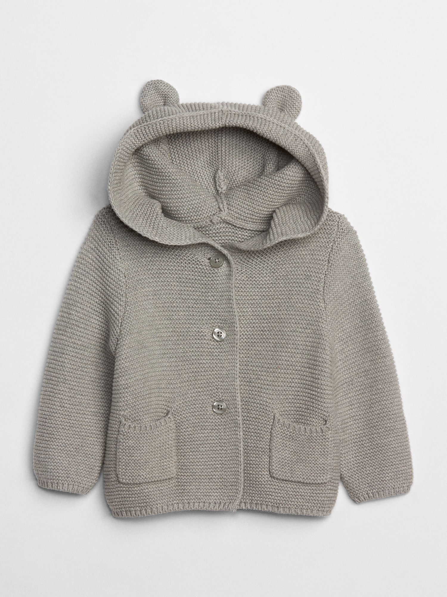 Gap Kids' Baby Brannan Bear Sweater In Gray
