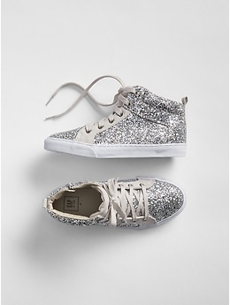 Girls glitter hot sale hi tops