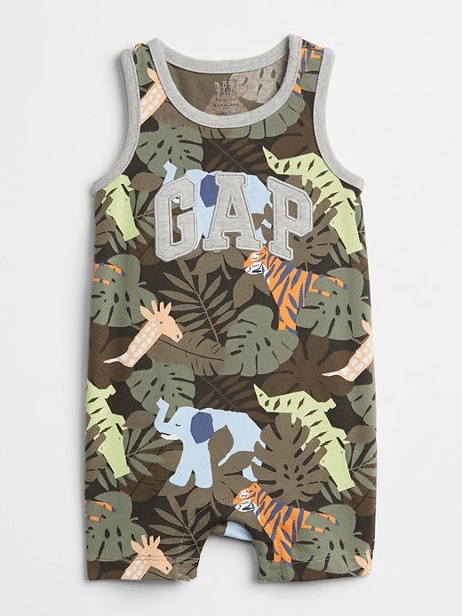 Image number 1 showing, Jungle Logo Shorty One-Piece