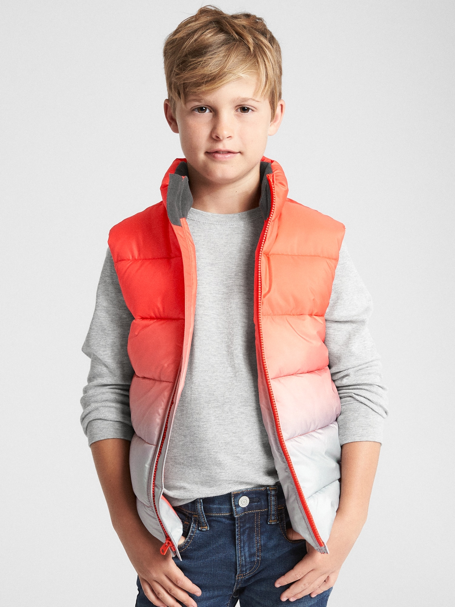 Gap ombre puffer outlet jacket