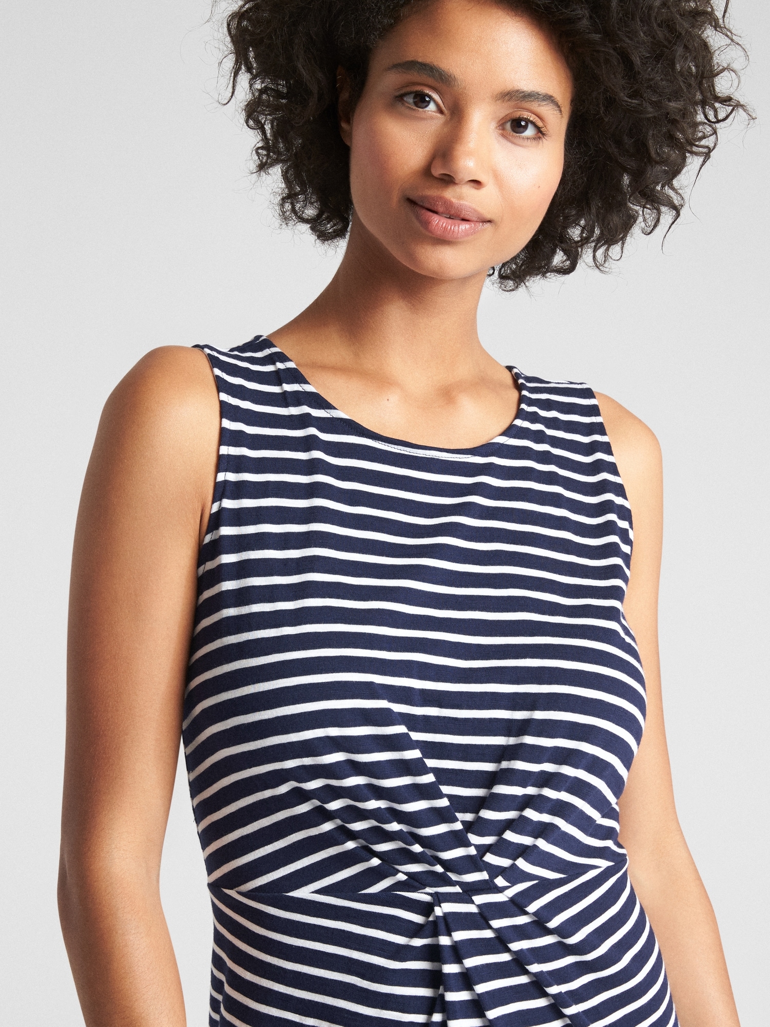 Sleeveless Twist Front Dress Gap