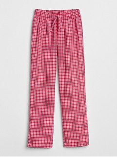 gap flannel pj pants