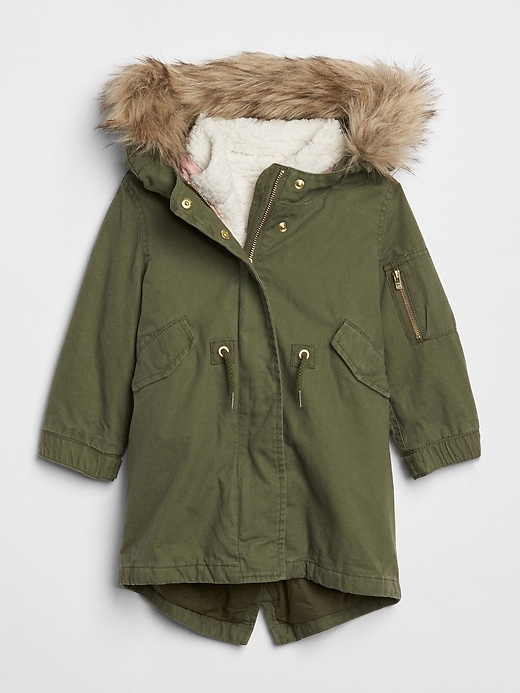 Image number 1 showing, 3-in-1 Sherpa Parka