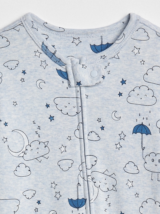 Image number 2 showing, babyGap Organic Cotton Cloud Pj One-Piece