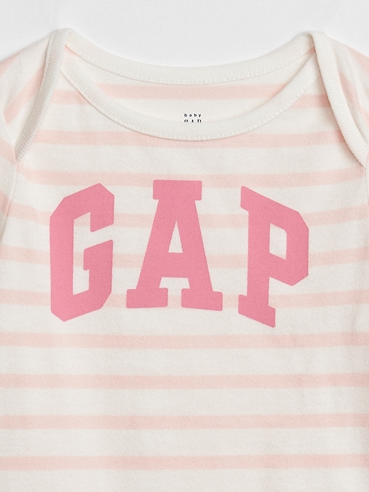 Image number 3 showing, Baby Gap Logo Stripe Bodysuit