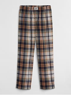 gap flannel pj pants