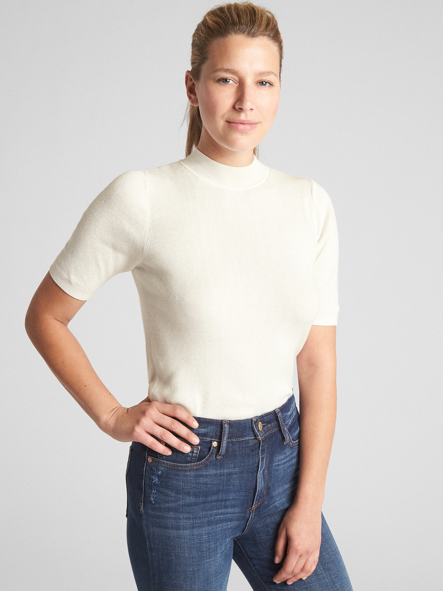 Gap short deals sleeve sweater