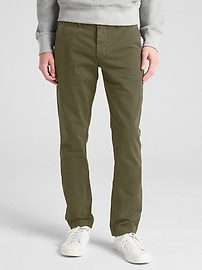 gap original khaki flat front pant