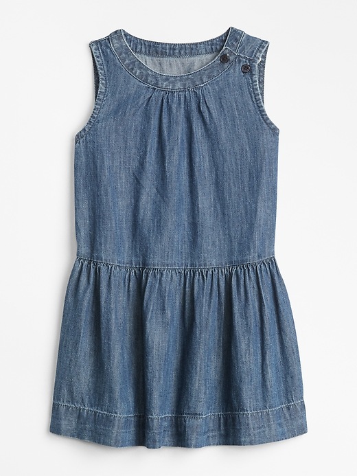 Image number 1 showing, Denim Tank Dress