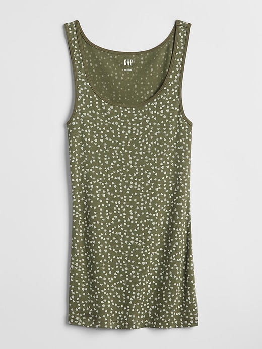 Image number 6 showing, Print Boyfriend Ribbed Tank Top
