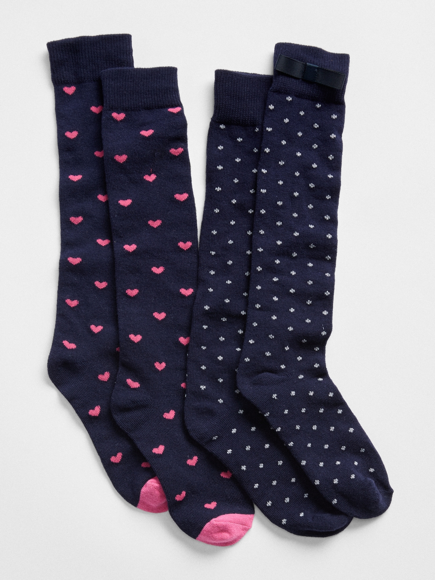 Heart Knee-High Socks (2-Pack) | Gap