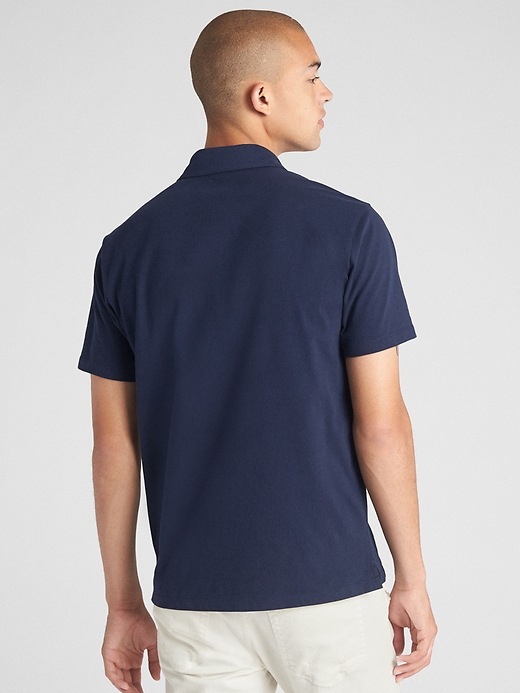 Soft Brushed Polo Shirt | Gap