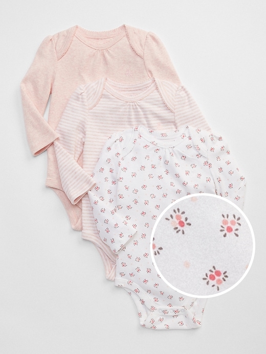 floral baby bodysuit