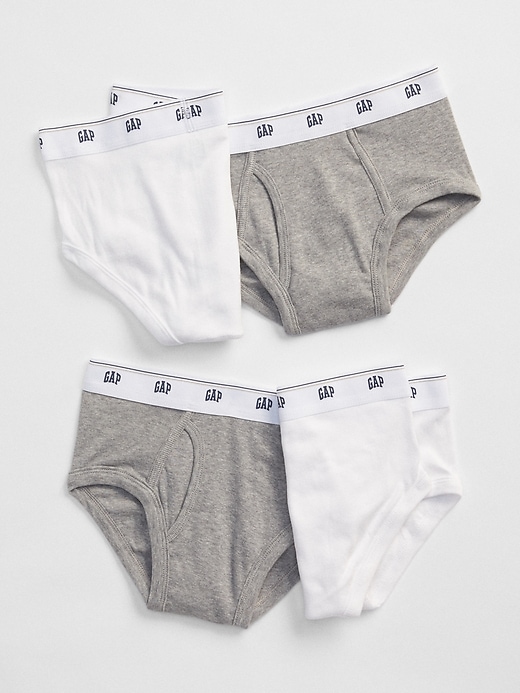 View large product image 1 of 1. Kids Solid Briefs (4-Pack)