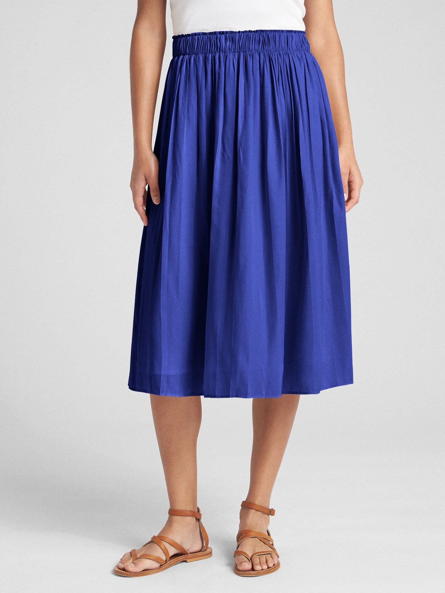 Gap pleated store midi skirt