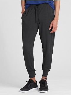 gapfit brushed tech jersey joggers