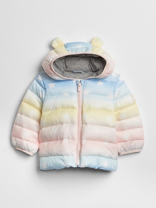 Gap rainbow puffer jacket sale