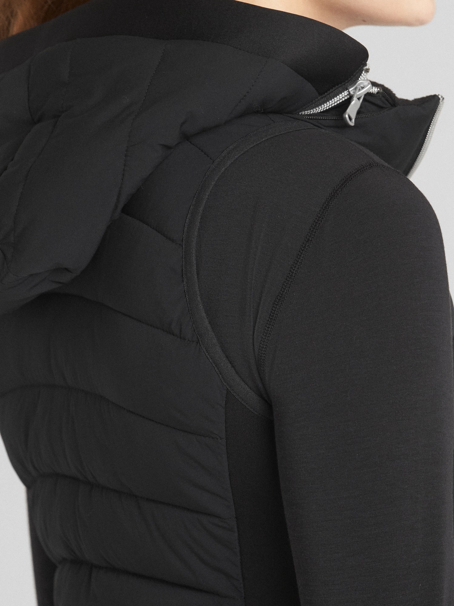 GapFit Lightweight Hooded Puffer Vest | Gap