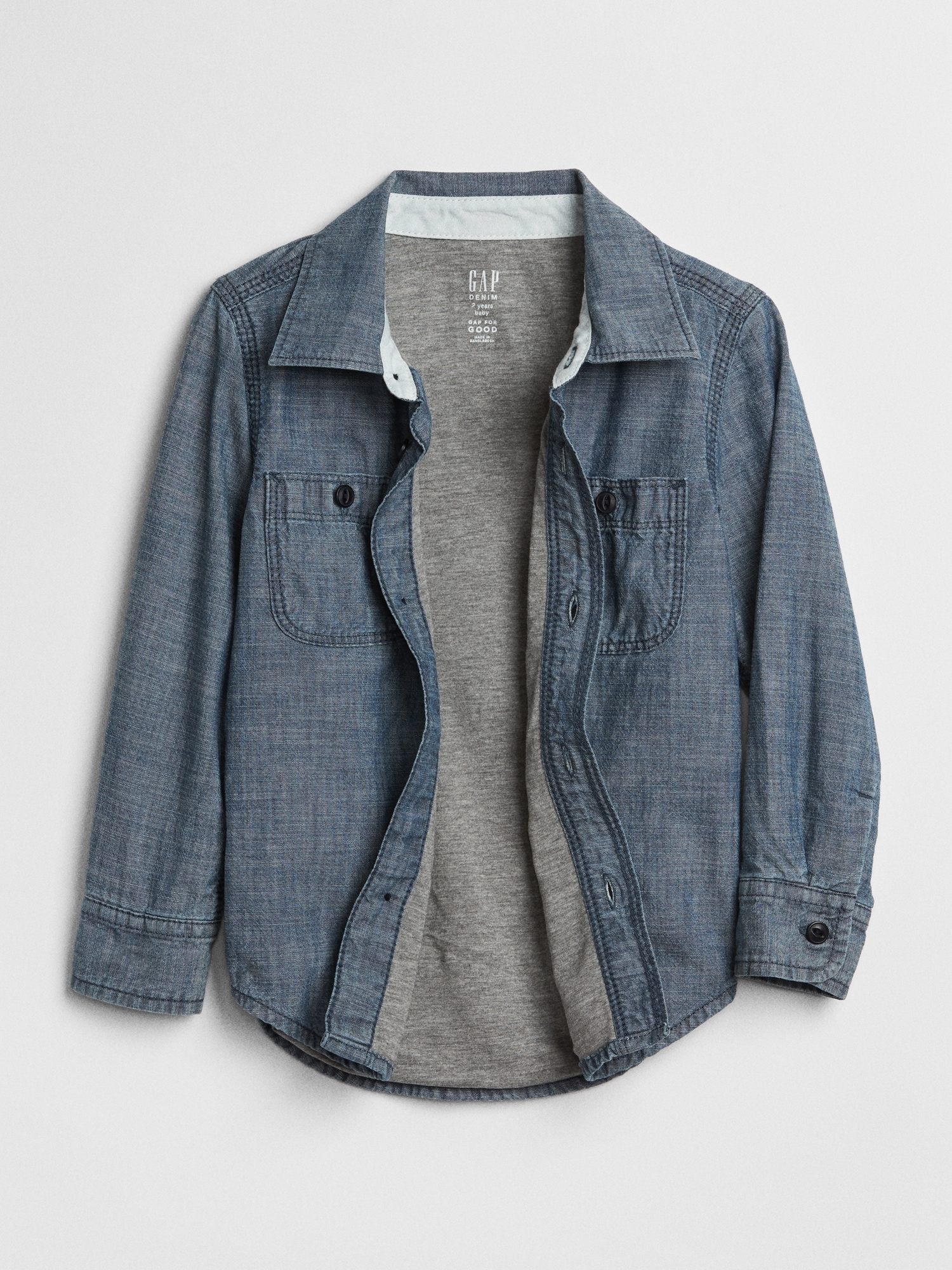 Baby gap outlet denim shirt