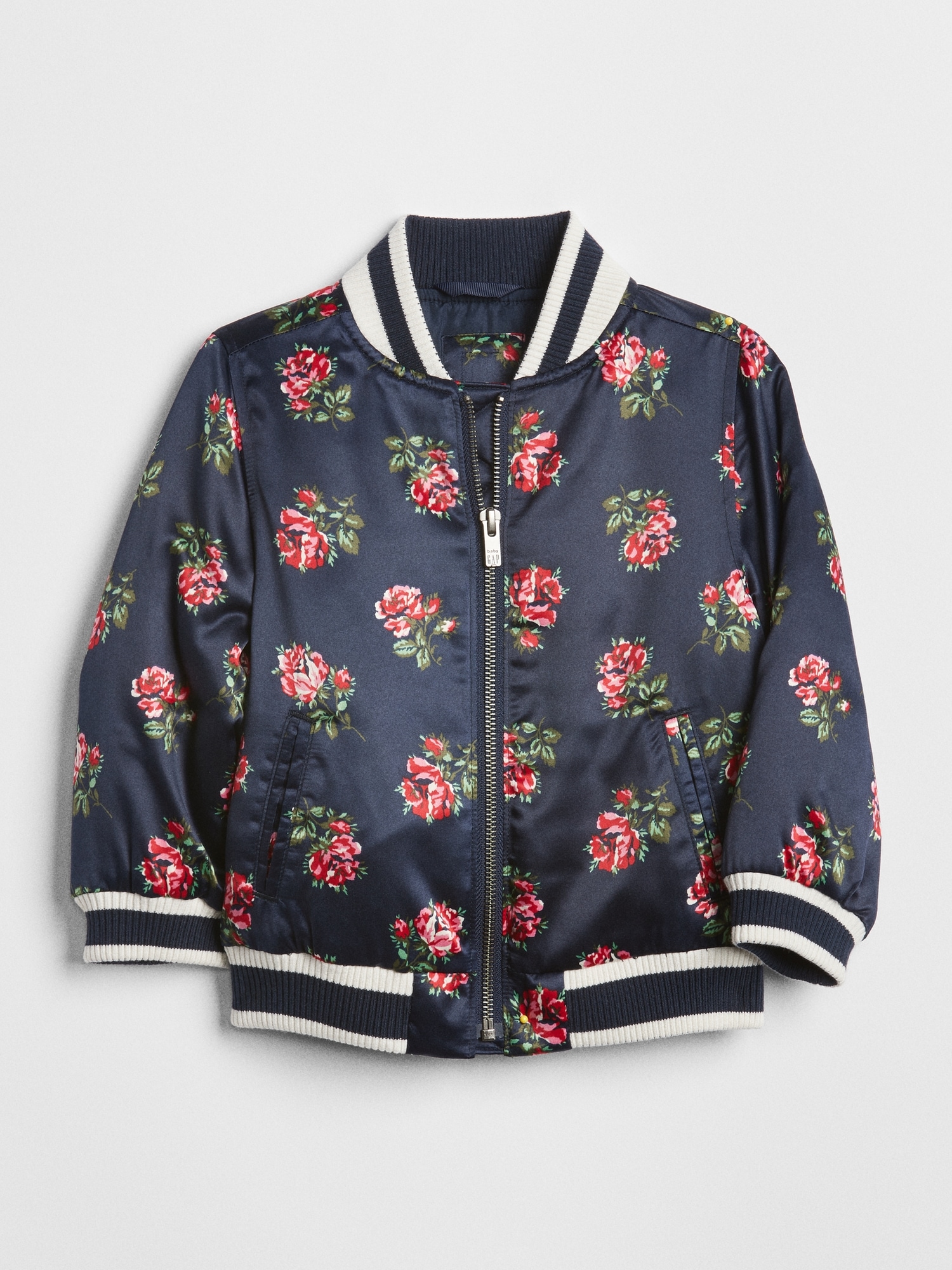 Floral Bomber Jacket