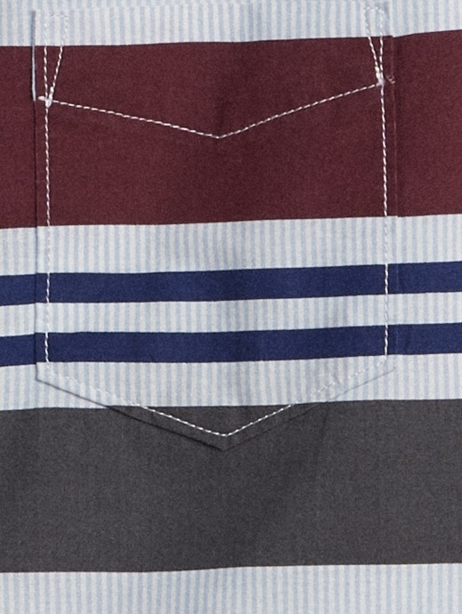 Image number 4 showing, Poplin Stripe Long Sleeve Shirt