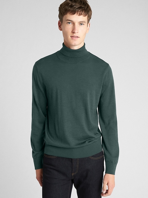 Turtleneck Pullover Sweater in Pure Merino Wool | Gap