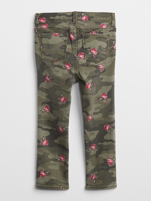 Image number 2 showing, Superdenim Camo Super Skinny Jeans with Fantastiflex