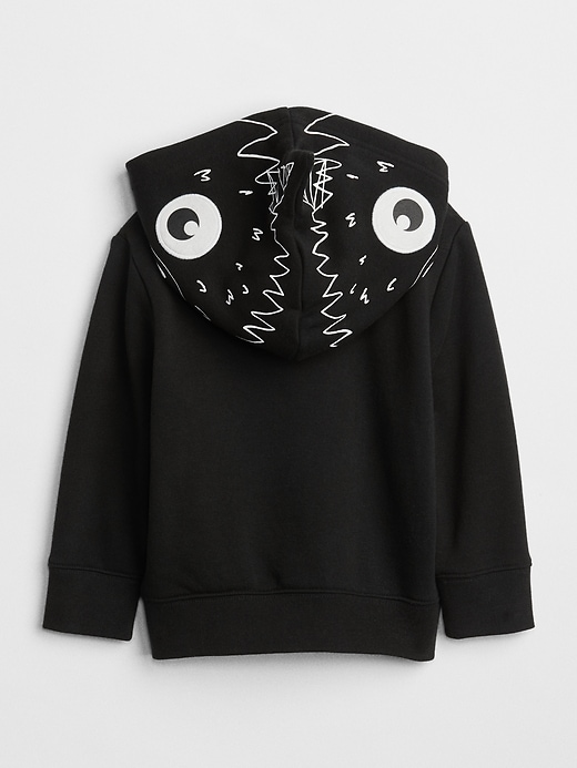 Image number 2 showing, 3D Graphic Monster Hoodie Sweatshirt