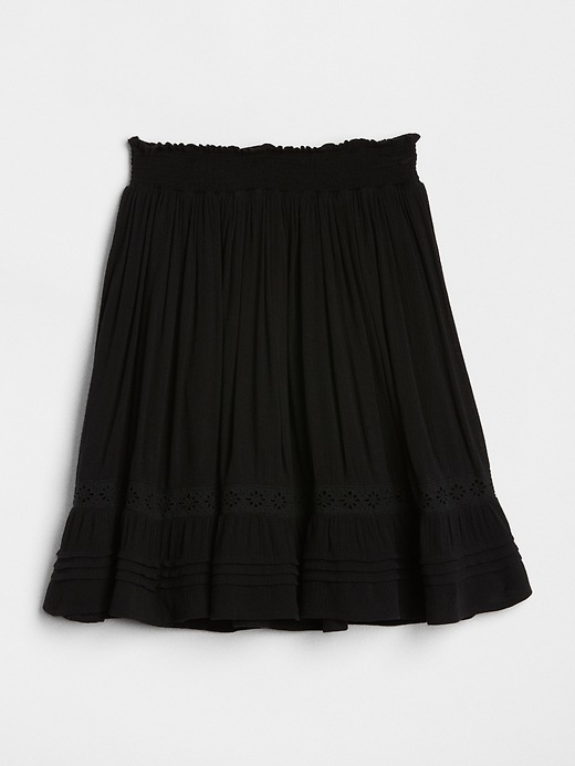 Image number 2 showing, Eyelet Pleated Skirt