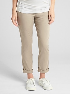 gap maternity chinos