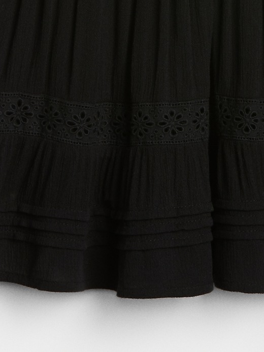 Image number 3 showing, Eyelet Pleated Skirt