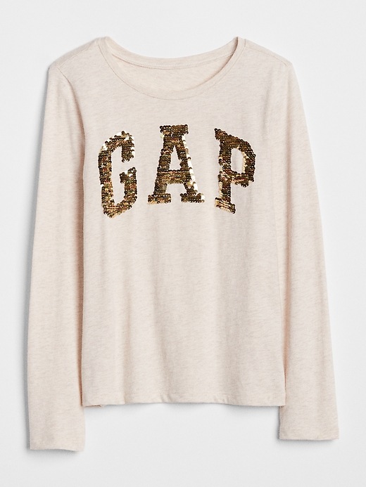 Flippy Sequin Gap Logo T-Shirt | Gap