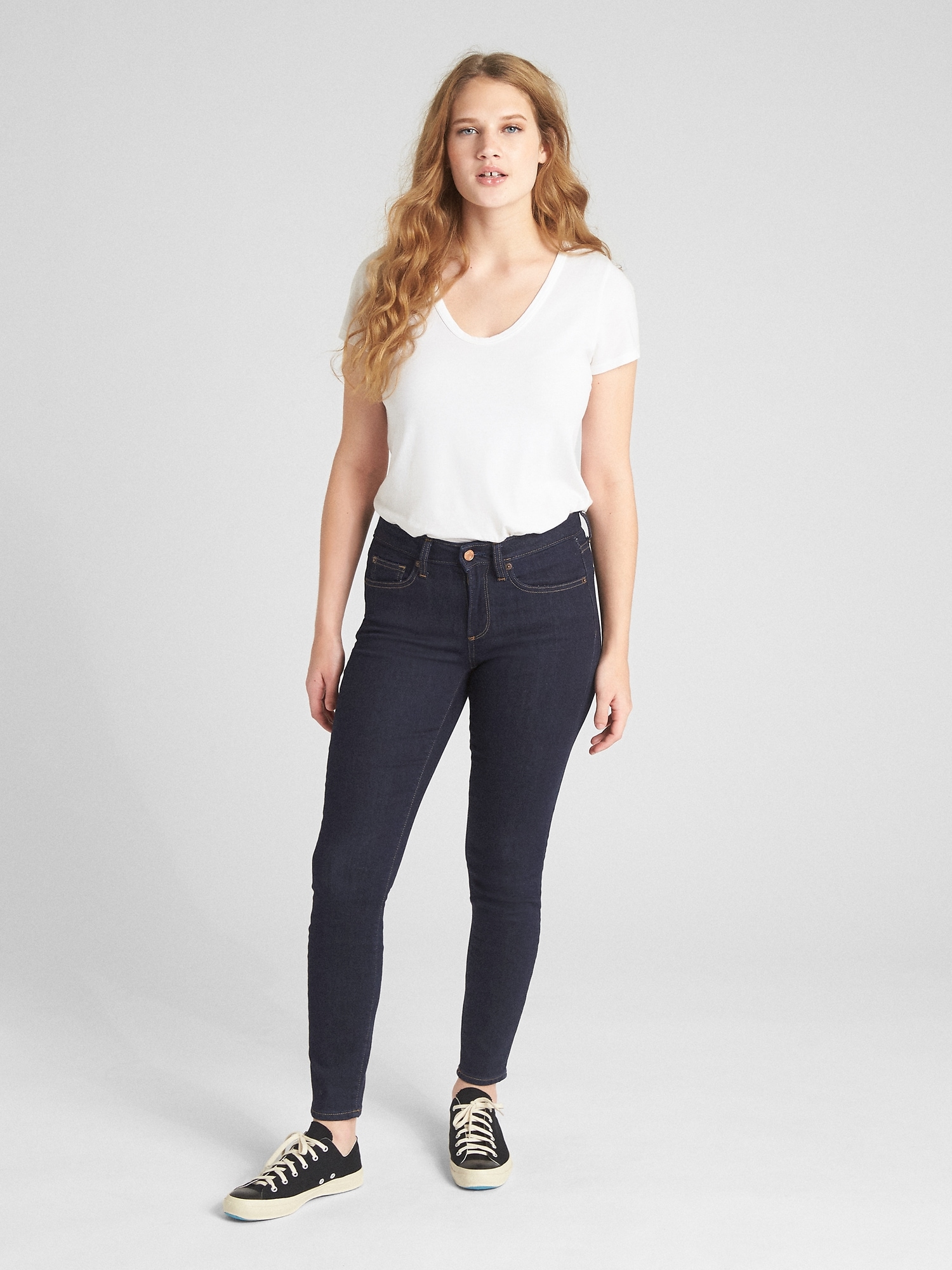 gap curvy skinny jeans