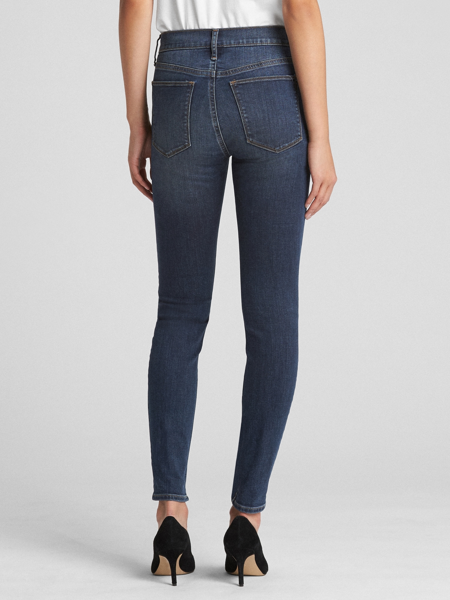 Mid Rise True Skinny Ankle Jeans | Gap