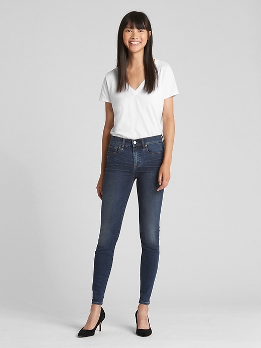 Mid Rise True Skinny Ankle Jeans | Gap