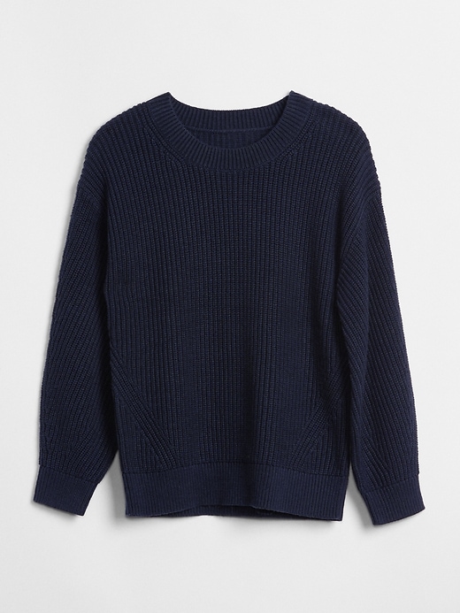 Shaker Stitch Crewneck Pullover Sweater | Gap