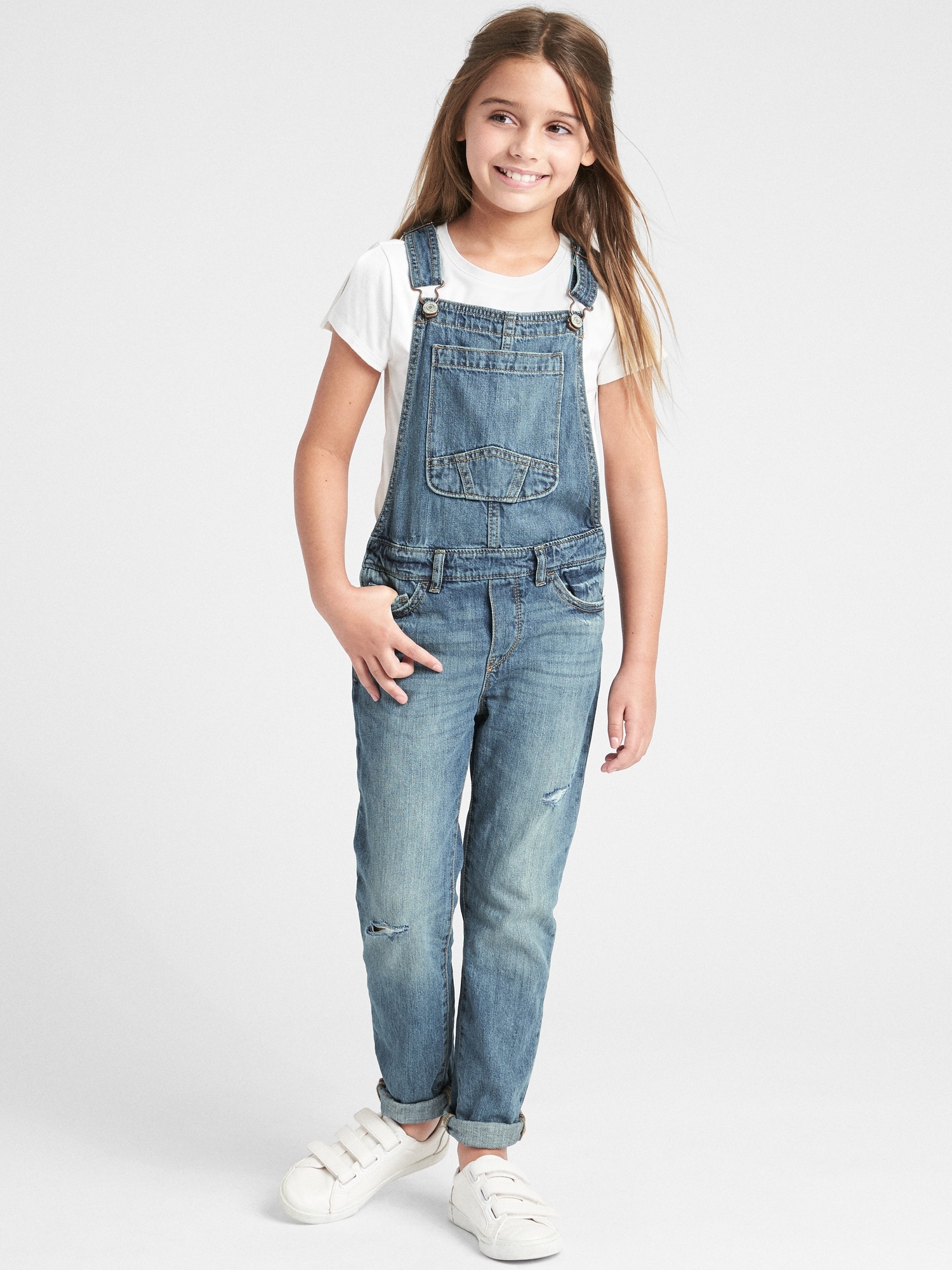 girls overalls size 14