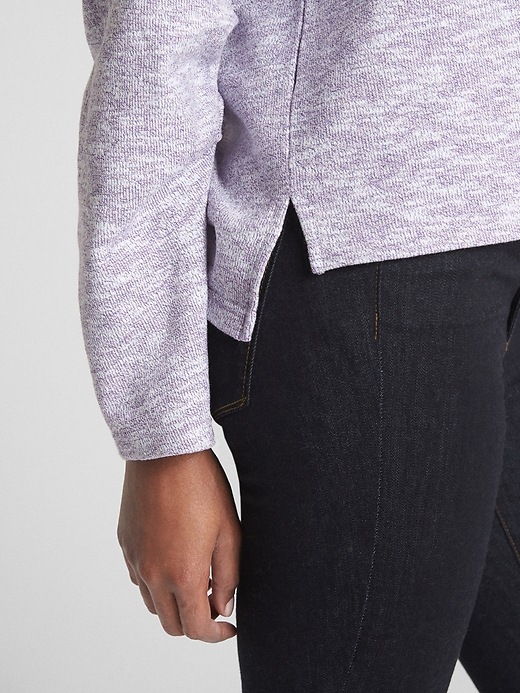 Image number 5 showing, Textured Pullover Crewneck Sweatshirt