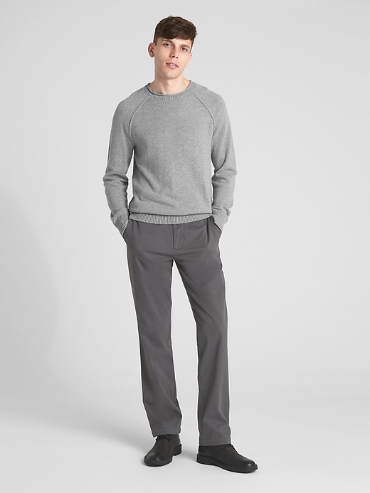 Image number 3 showing, Soft Wear Khakis in Straight Fit with GapFlex