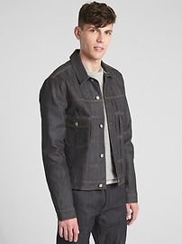 Gap selvedge best sale denim jacket