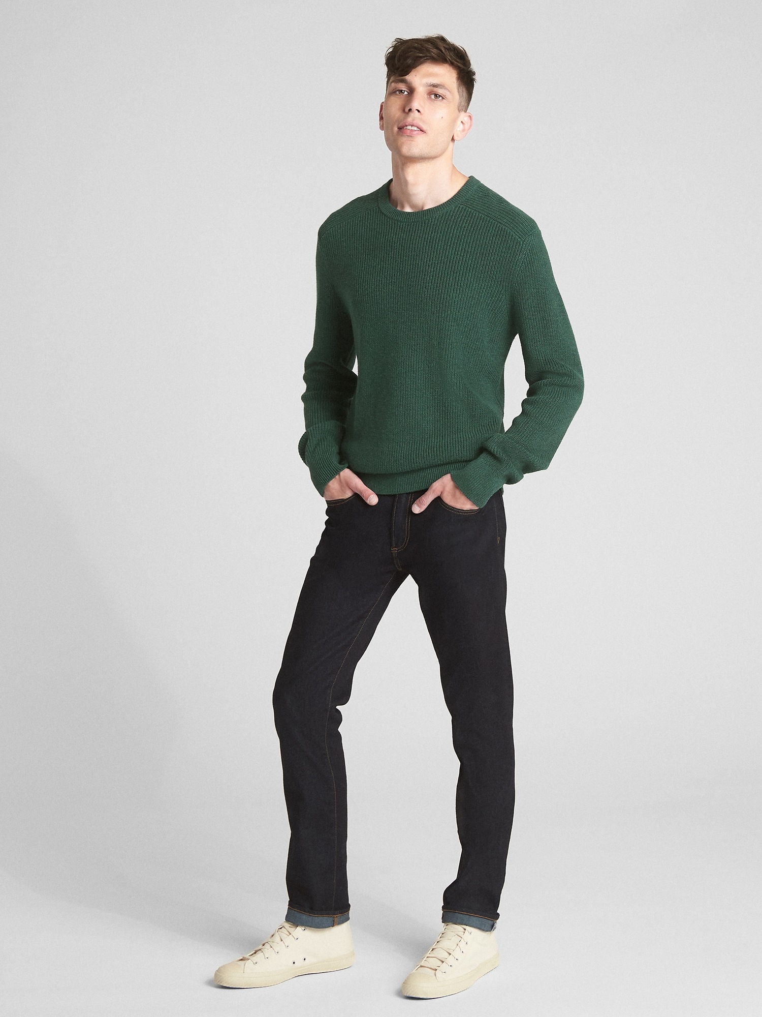 Gap shaker clearance stitch sweater