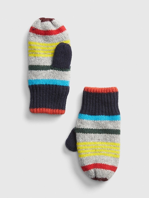 View large product image 1 of 1. Crazy Stripe Mittens