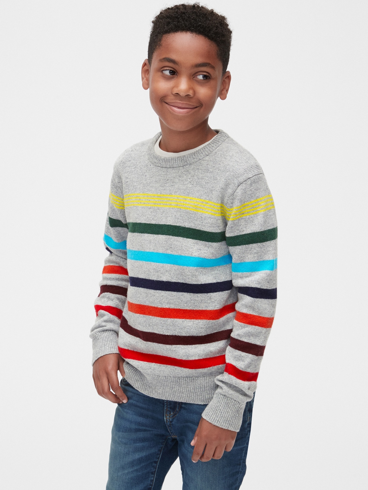 Crazy Stripe Pullover Sweater | Gap