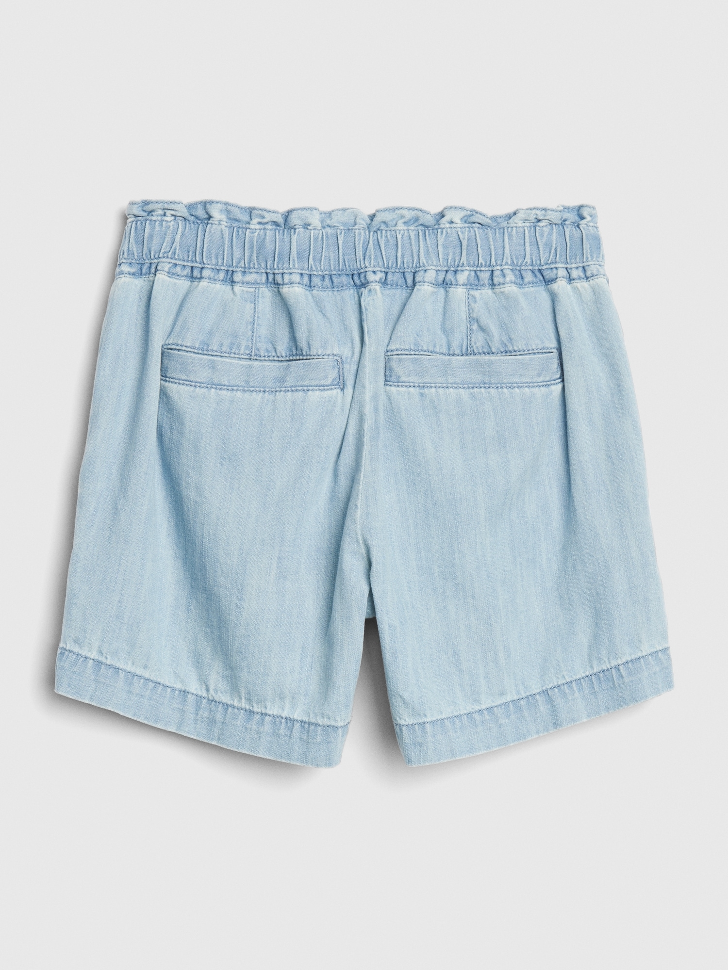 Denim Paperbag-Waist Shorts | Gap
