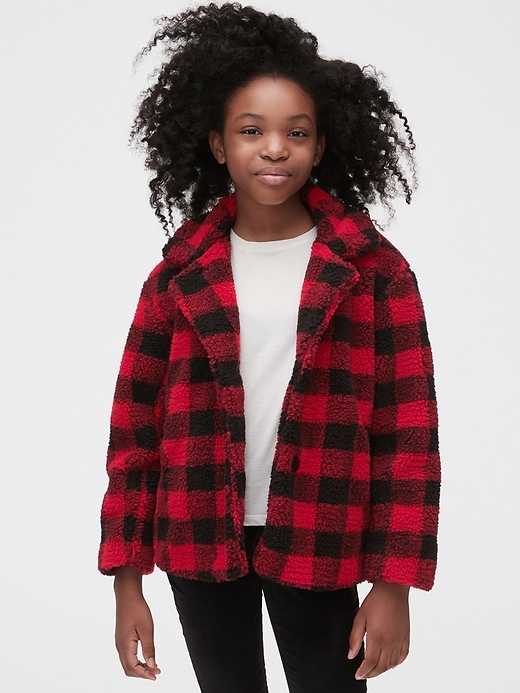 Buffalo plaid jacket womens hotsell