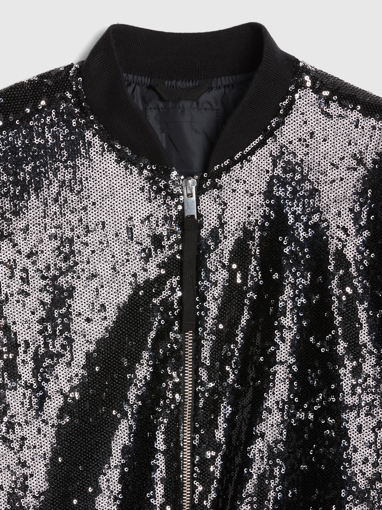 Gap sequin deals bomber jacket