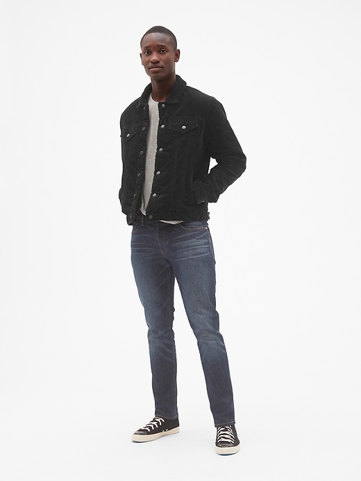 Sherpa-Lined Icon Cord Jacket | Gap