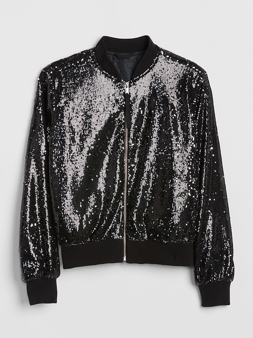 Sequin Bomber Jacket | Gap