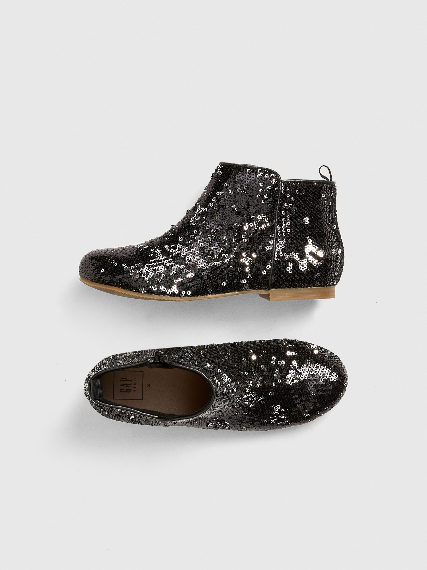 Girls black sequin on sale boots